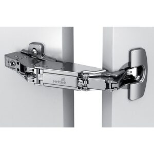 Charnière Sensys 165° avec amorti encombrement zéro montage boitier à visser entraxe 52 coudure 0 - 8657i - HETTICH - 510084