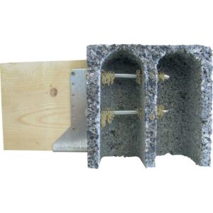 Cheville longue spéciale parpaing avec double expansion boîte de 20 chevilles 16x300 + tirefonds +rondelles - ING - 155654