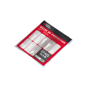 Bâche de protection épaisse pour peintre 4 x 5 mètres - L'outil parfait - 694107