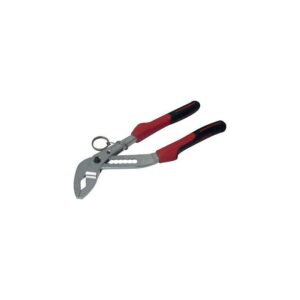 Pince multiprise bi-matière à bouton poussoir avec clip Inox FME 201-25B-FME - SAM outillage - 214797