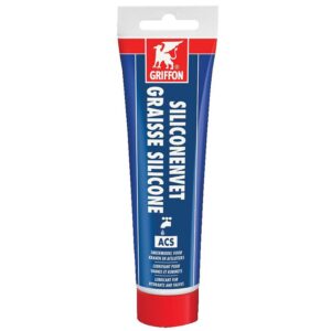 Graisse 100% silicone lubrifiant pour prises d'eau et valves convient pour les métaux et matières synthétiques tube 125g - GRIFFON - 289501