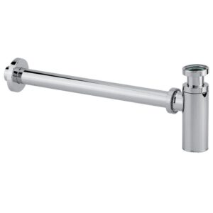 Siphon de lavabo laiton chromé "Cylindrix" - VALENTIN - 290096