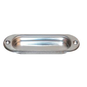 Poignée cuvette ovale en inox - 85 x 22 x 6 mm - CADAP - 623695