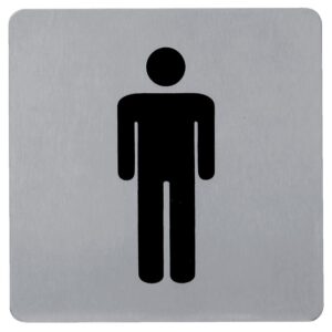 Pictogramme inox Signy 100 x 100 Homme - LEGALLAIS - 530874