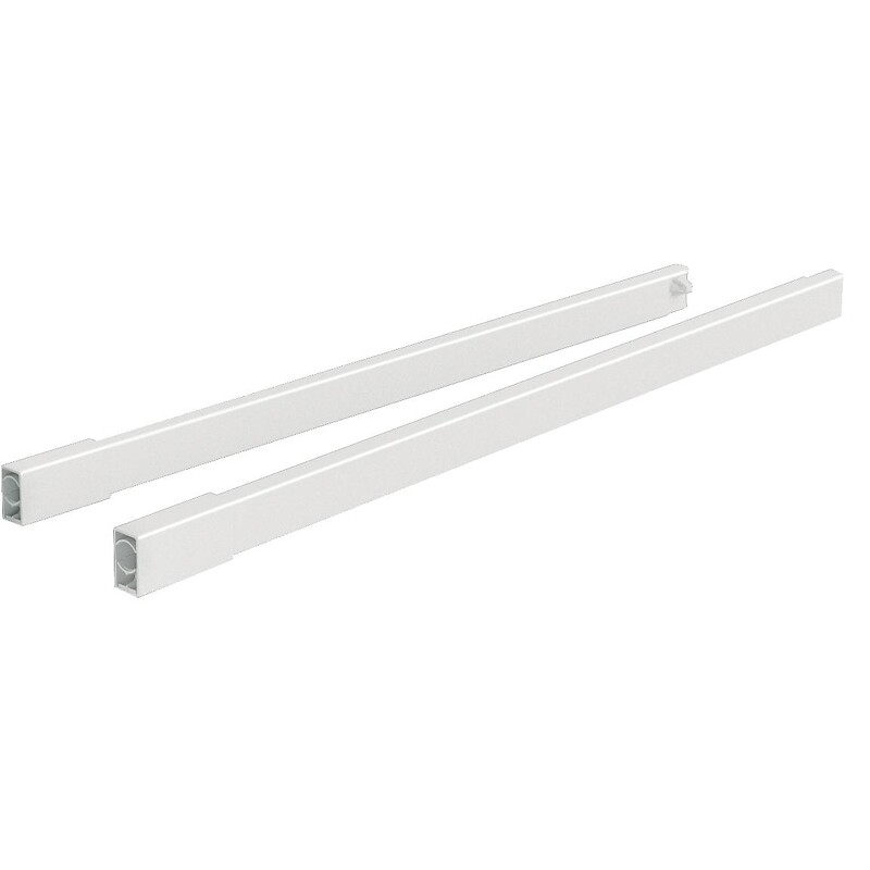 Kit de tringles pour tiroir à casseroles ArciTech longueur 350 mm coloris blanc - livré avec fixations avant - HETTICH - 425244