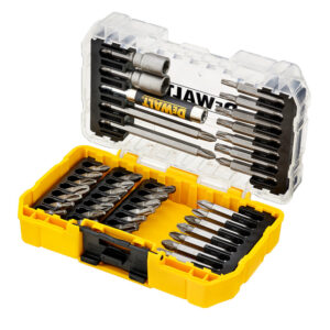 Coffret 40 pièces Flextorq avec embouts de vissage 25 et 50 mm Pz, Ph, Tx et porte-embouts de vissage magnétique - DEWALT - 623512