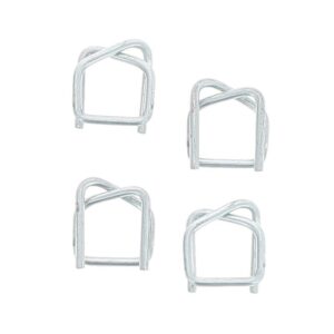 Boucles acier galva pour feuillard textile, largeur 16 mm, boîte de 1000 pièces - Corderie Mesnard - 116670