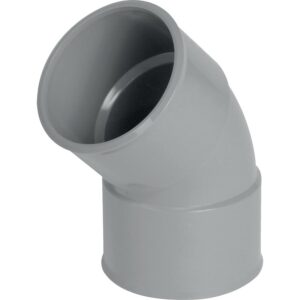 Coude PVC 45° FF 125 CX44 - NICOLL - 716233