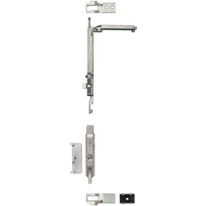 Kit de base 1 vantail sans entraîneur pour oscillo-battant aluminium Galicube/Magicube - FAPIM - 644141