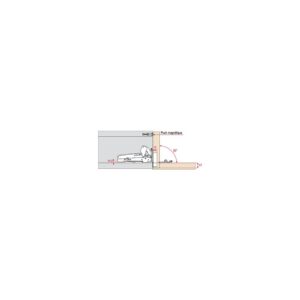 FERRURE PACTA PUSH - FORCE I - SALICE - 581575