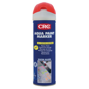 Peinture aérosol de marquage Aqua Paint - contenance 500 ml - rouge fluo - CRC - 100080