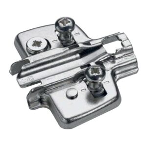 Embase avec réglage par excentrique avec vis Euro prémontées diam 5 x 8 mm distance 3 mm - HETTICH - 456499