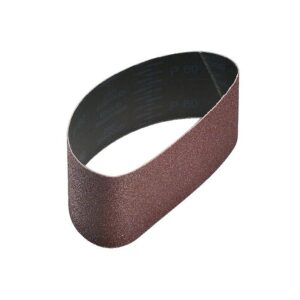 Abrasifs en bandes courtes toile coton grains oxyde d'alumine 2920 Siawood x 100x610 mm grain 60 en boîte de 10 - SIA - 290572