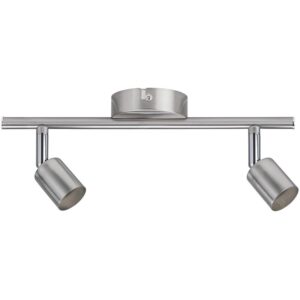 Plafonnier spot Carolina max. 2x10W GU10 nickel mat 230 V métal - Paulmann - 171103