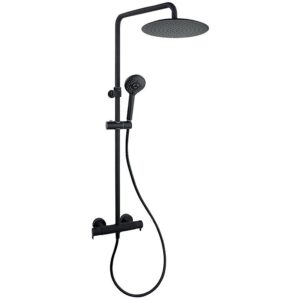 Colonne de douche thermostatique Blautherm noir - RAMON SOLER - 349785