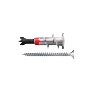 Chevilles autoforeuses bi-composants Duoblade pour matériaux en plaque, boîte de 20 chevilles 50 mm avec vis de 4x40mm - FISCHER - 278961