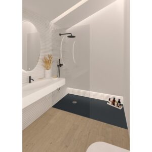 Receveur minéral Paama 120x90 anthracite - LEGALLAIS - 349743