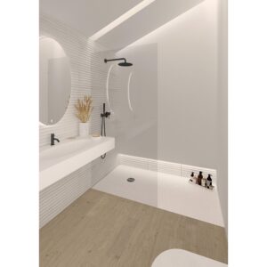 Receveur minéral Paama 90x90 blanc - LEGALLAIS - 349708