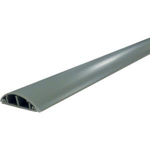 Passage de plancher intérieur PVC gris 2 câbles Ø12 mm longueur 2 mètres - - 341735