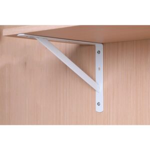 Consoles renforcées charge lourde CHESNAIE - charge 150 kg - finition blanc - 495 x 330 mm - LEGALLAIS - 533200