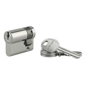 Cylindre simple varié HG5 sur PG pour locaux non sensibles fintion nickelé 3 clés 30 x10 - THIRARD - 533291