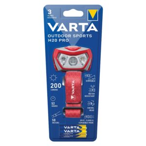 Lampe frontale gradable Outdoor Sports H20 Pro 200 lm IPX4 3AAA - VARTA - 679807