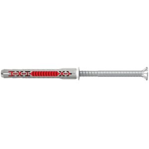 Cheville rallongée bimatière DuoXpand 10x180mm avec vis tête fraisée acier zingué T40 boîte de 50 pièces - FISCHER - 687299
