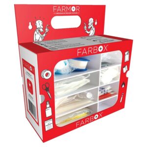 Ensemble de secours « Universel » 10/20 personnes - En carton FSC – Emballage recyclable - Farmor - 541922