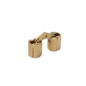 Charnière laiton invisible à encastrer 180° - diamètre de perçage 10 mm - SYNERCIA - 479160