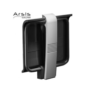 Siège de douche relevable ARSIS anthracite pied époxy gris - PELLET - 605265