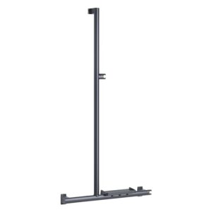 Barre de douche et d'appui modulable T ou L anthracite - PELLET - 605251