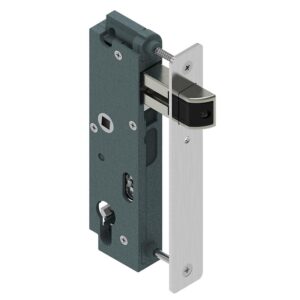 Serrure en retrait type GK , têtière inox, axe 59 - TIRARD - 559751