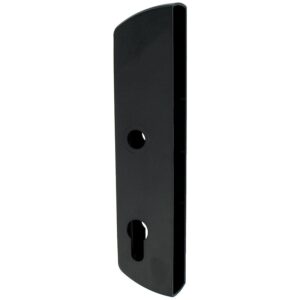 Capot de serrure ABS pour serrure type GK en retrait, coloris noir - TIRARD - 559765