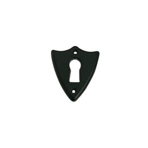 Entrée directoire rustique zamak - finition fer noir - CADAP - 662399