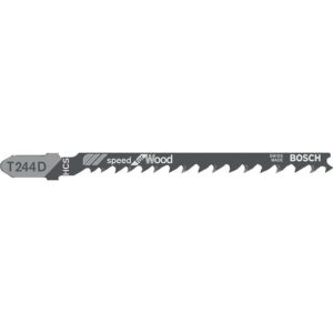 Lames de scie sauteuse pour le bois T244D de 5 lames - BOSCH - 638156