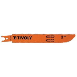 Lames de scie sabre à coupe multidirectionnelle Multi-cutter, longueur 148,2 mm, pas de 2,5 et 1,8 mm, étui de 2 lames - TIVOLY - 100368