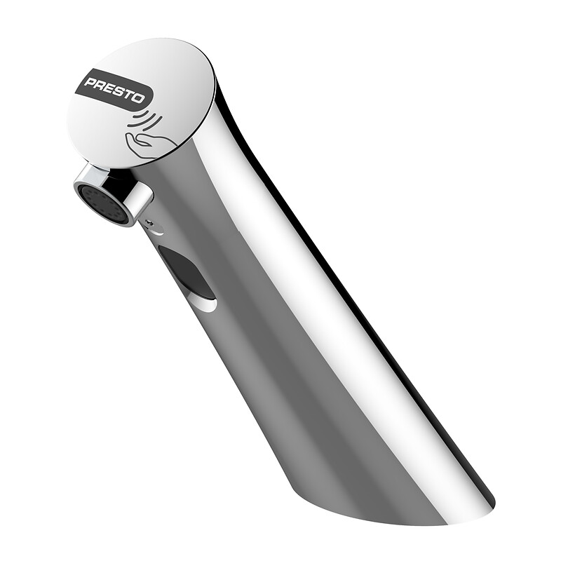 Robinet de lavabo sur plage électronique IR à pile 6V Neo Sensor chromé - PRESTO - 119534 – Image 2