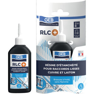 Résine anaérobie RLC+ pour raccords cuivre et laiton certifié WRAS 30ml - GEB - 151603