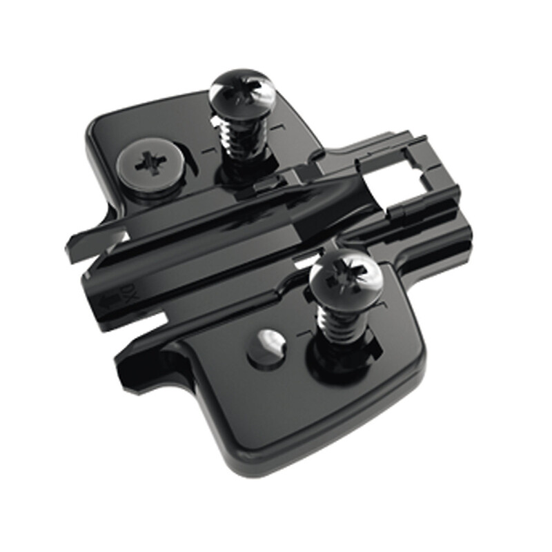 Plaques de montage cruciforme avec vis Euro 8099C - réglage par excentrique - Distance 1,5 - HETTICH - 608959 – Image 2