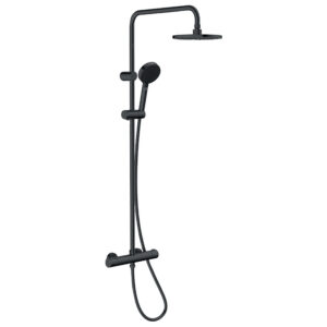 Colonne de douche thermostatique Coetivi NF finition noir - LEGALLAIS - 104577
