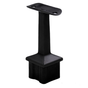 Supports de main courante droits fixes pour poteaux Ø 42,4 mm mm en inox 316 noir anthracite Dark par 2 - Design Production - 159079