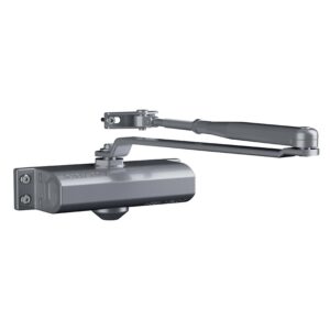 Ferme porte en applique type DC 110 à bras compas coloris argent - Assa Abloy - 288534