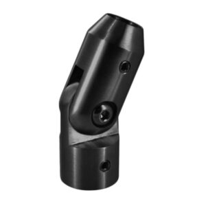 Supports axiaux orientables pour barre Ø 12 mm pour poteau 40x40 mm en inox 316 finition noir anthracite Dark par 10 - Design Production - 158883