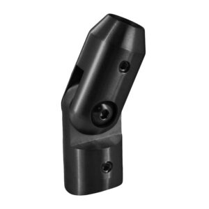 Supports axiaux orientables pour barre Ø 12 mm pour poteau Ø42,4 mm en inox 316 finition noir anthracite Dark par 10 - Design Production - 158897