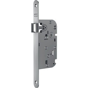 Serrure à larder bec de cane axe 50 finition blanc gauche - MARQUES SA - 653129