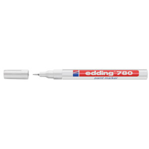 Marqueur peinture pointe ogive, référence 780, diamètre pointe 0,8 mm, coloris blanc - EDDING - 636370