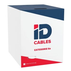 Câble réseau informatique F/FTP 4 paires 500 MHz Cat6A boîte de 305 m - - 193589