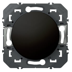 Poussoir simple dooxie 6 A 250 V noir - Legrand - 193316