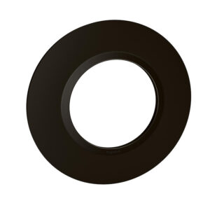 Plaque ronde dooxie 1 poste noir - Legrand - 193463