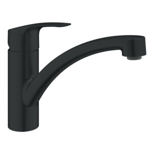 Mitigeur de cuisine bec bas Eurosmart C3 - noir - GROHE - 230857